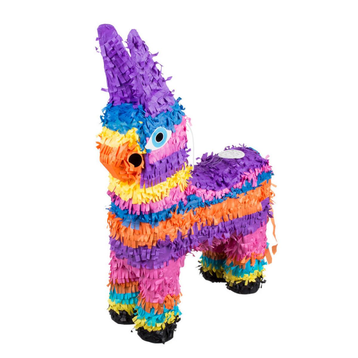 Pinata à casser lama multicolore