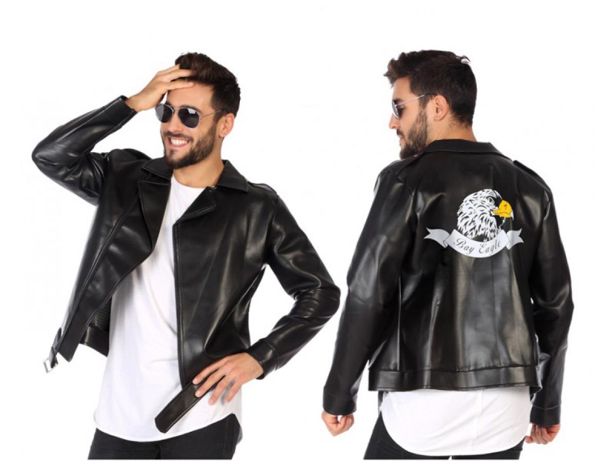 Blouson cuir rock star années 50