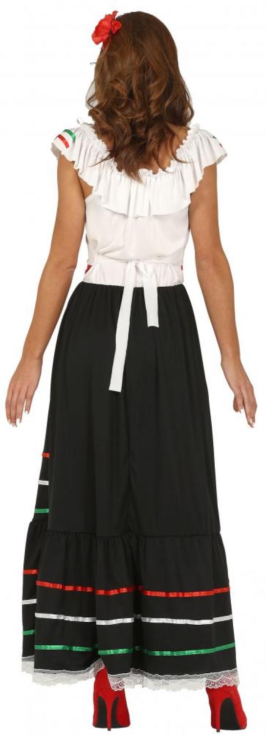 Robe mexicaine longue traditionnelle taille XL