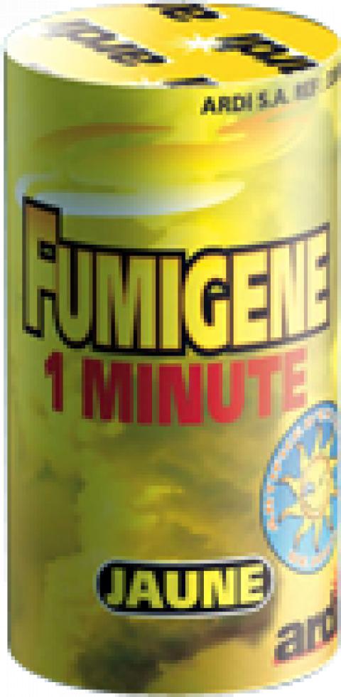 Fumigène jaune 1 minute à poser pas cher