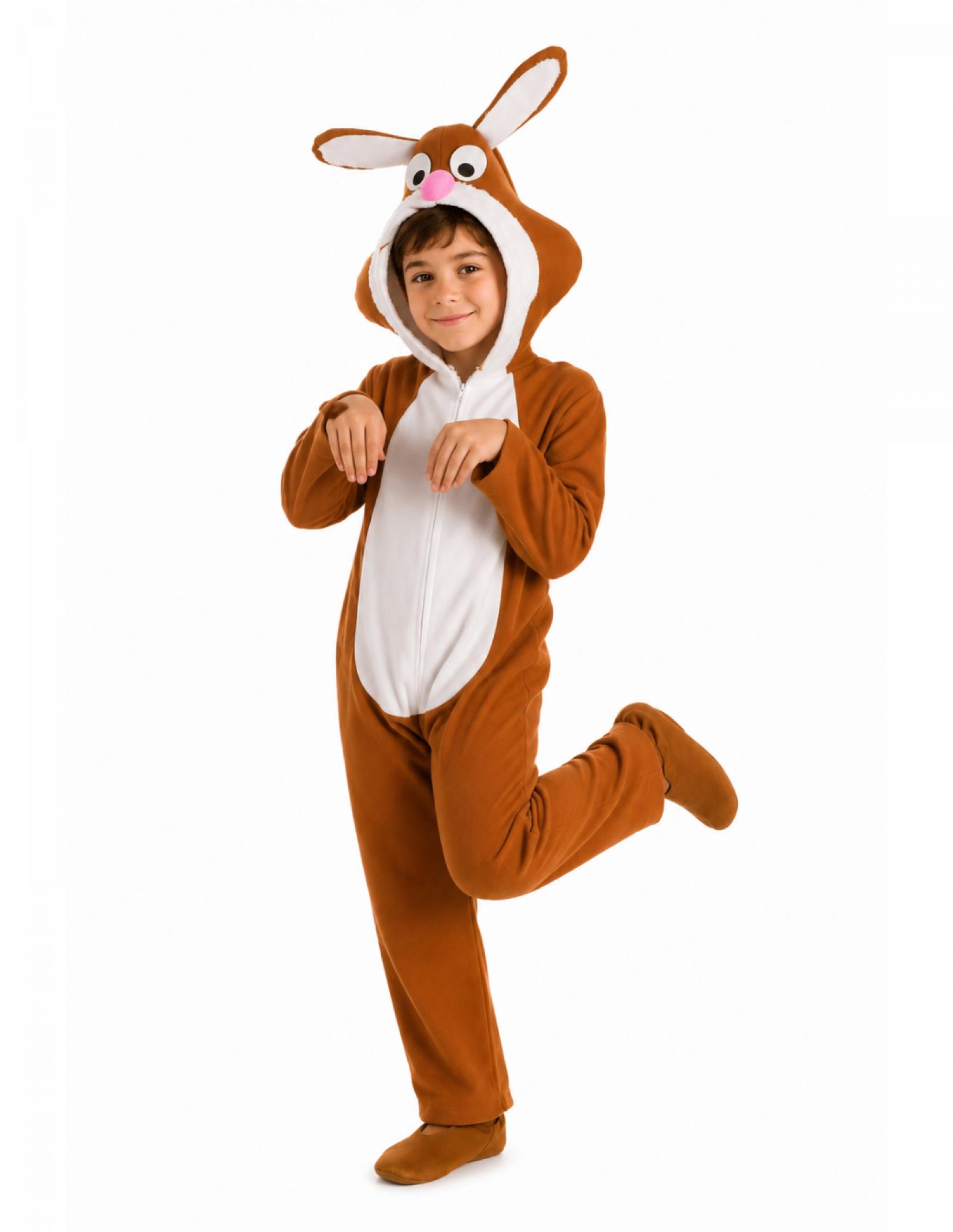 Déguisement de lapin marron enfant taille 3/4 ans 