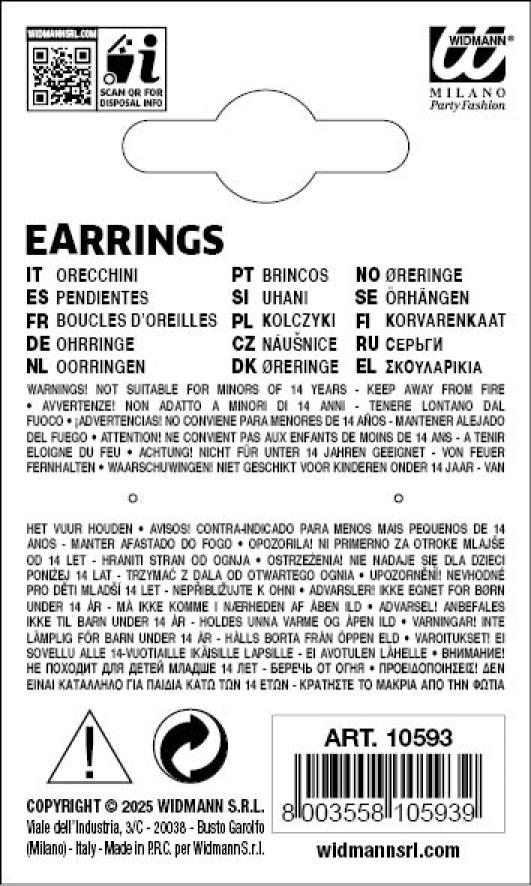 Boucles d'oreilles main squelette en métal pour oreilles percées