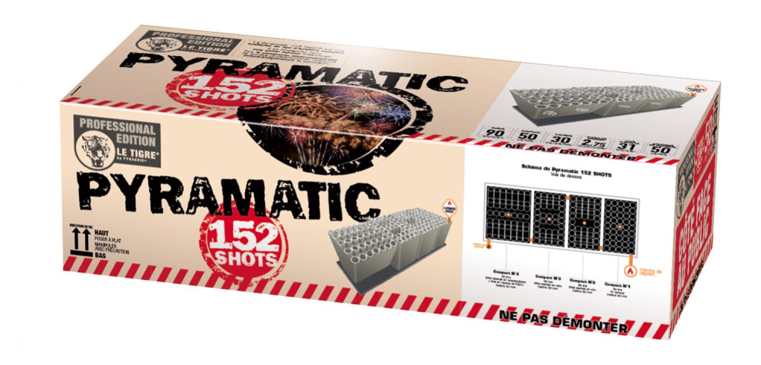 Feu automatique Pyramatic 152 coups livré chez vous !