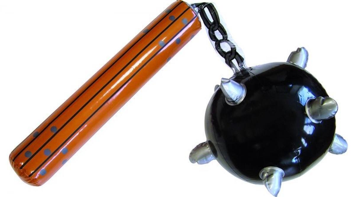 Fléau d'armes gonflable