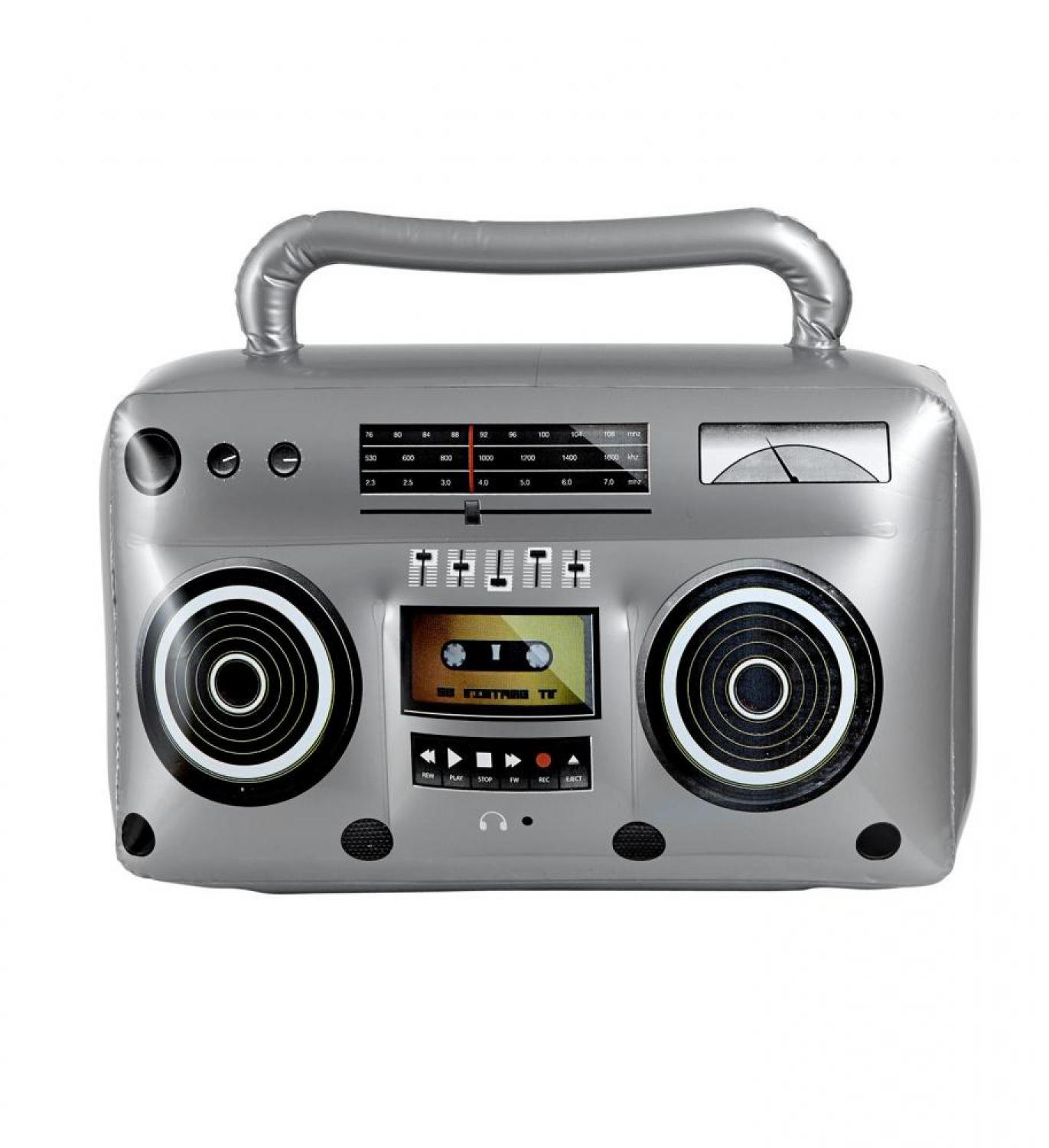 Radio cassette gonflable années 80