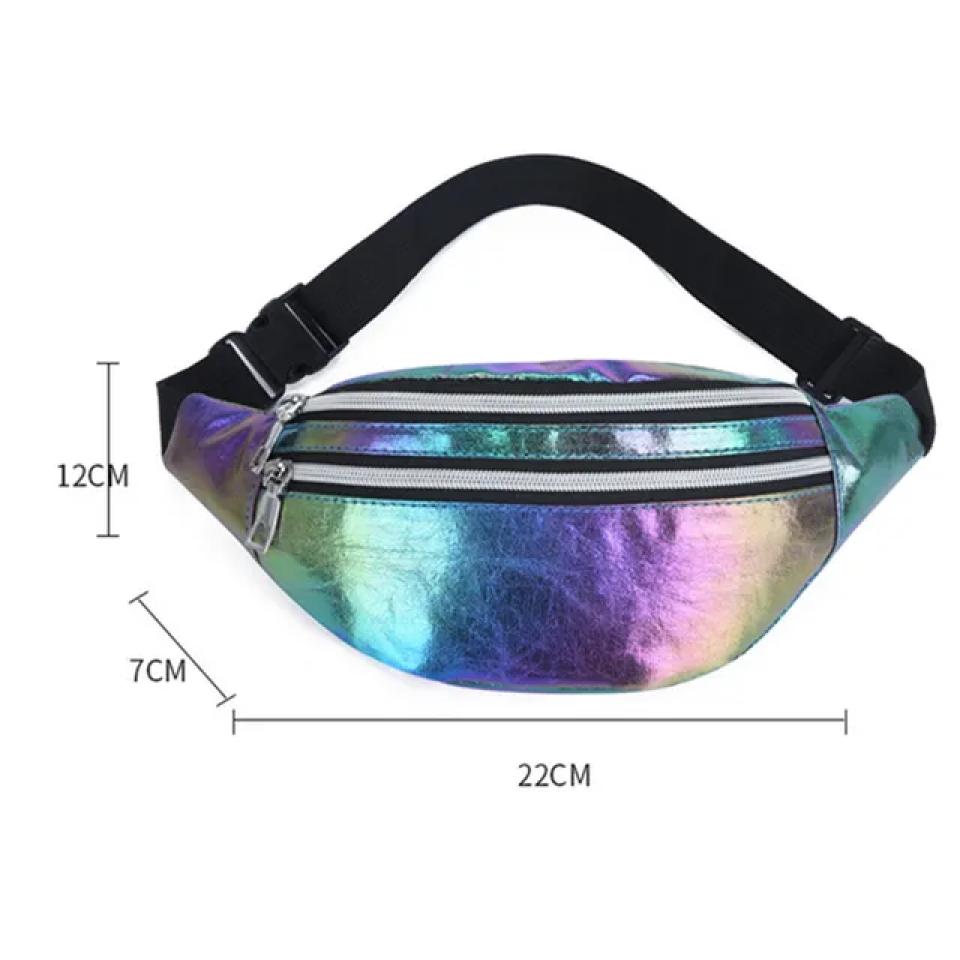 Sac banane années 80 holographique
