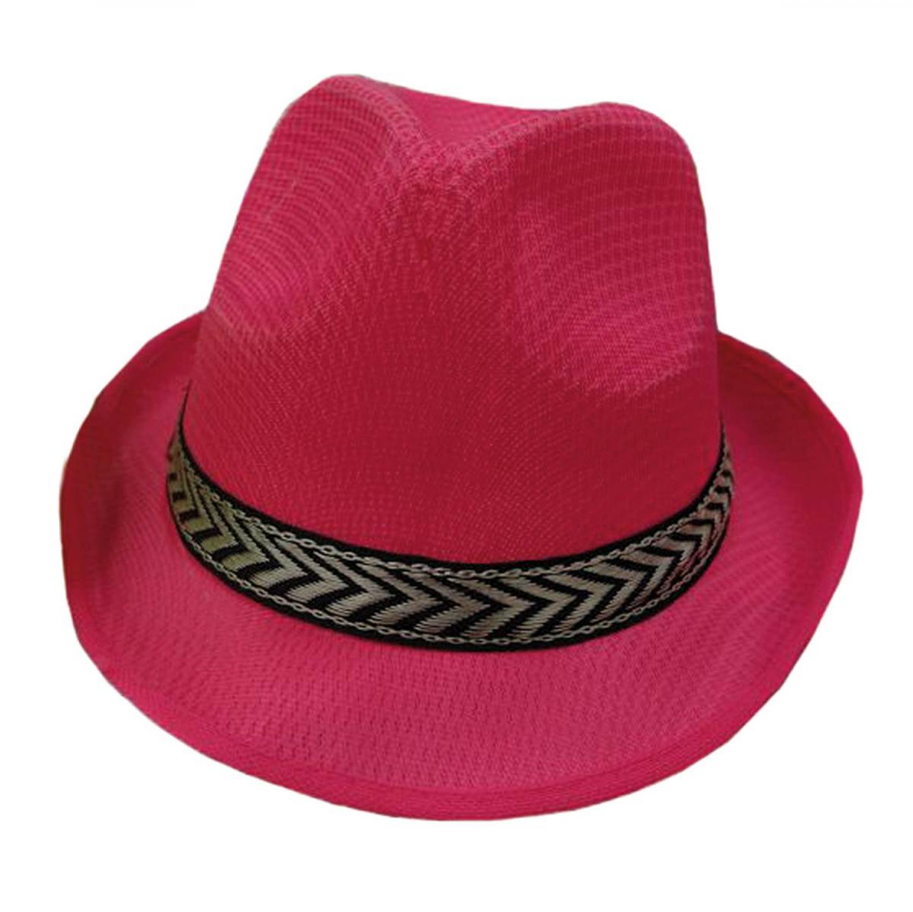 Borsalino polyester fluo rose fuchsia