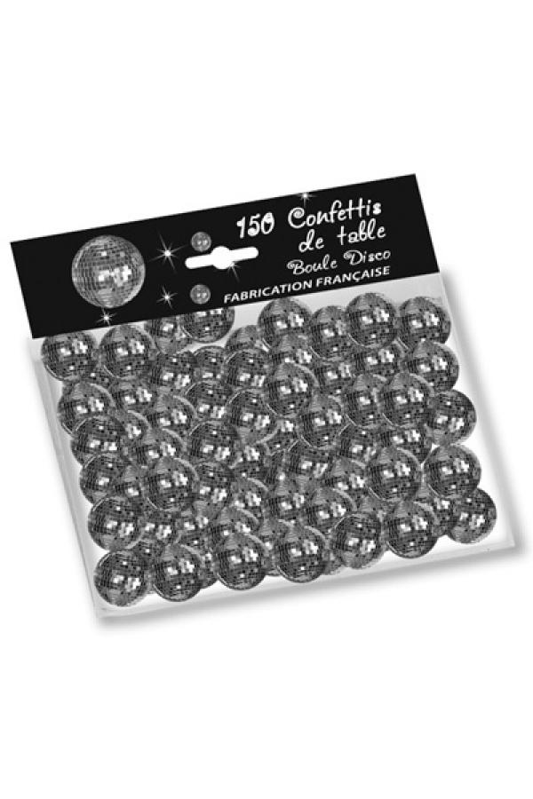 150 confettis de table boule disco