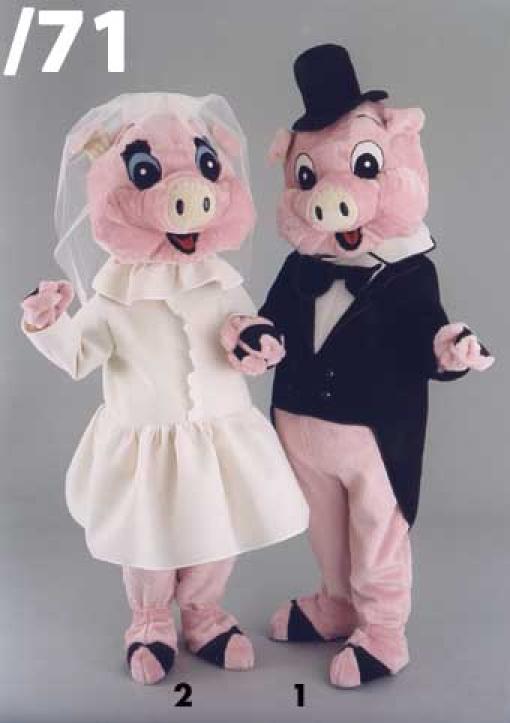 Mascottes : animaux de la ferme (14 au choix)