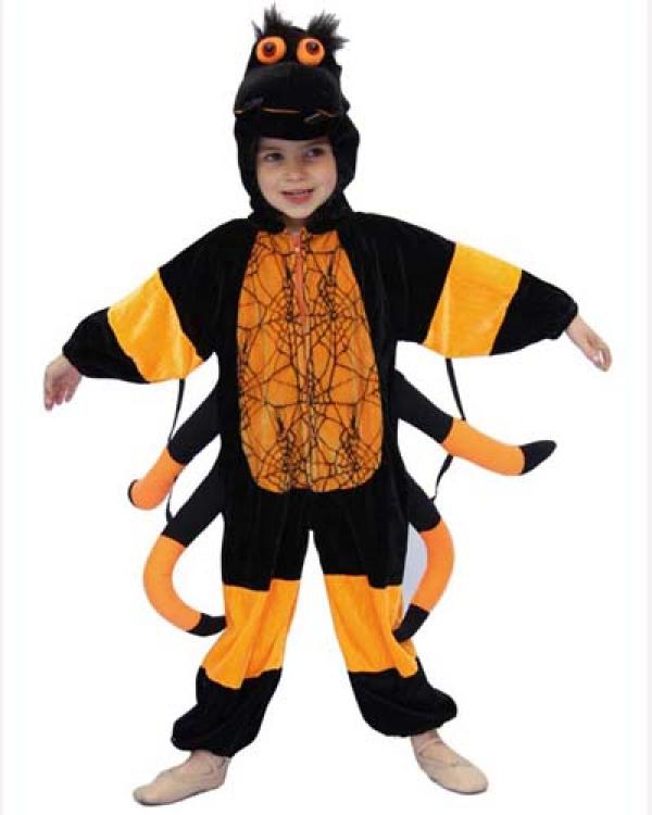 Araignee orange et noire 4/5 ans