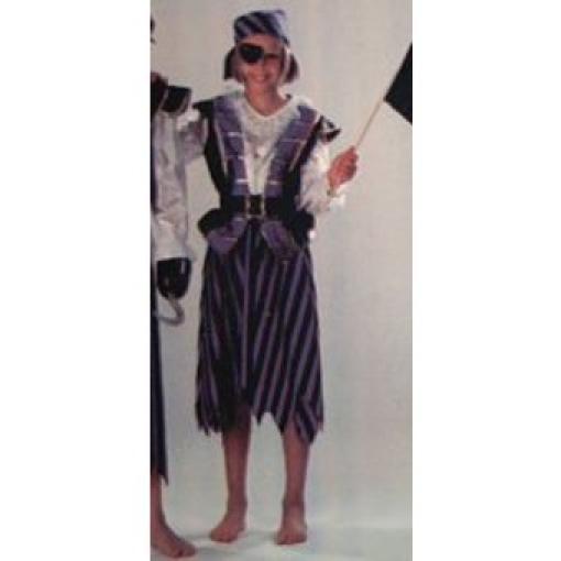 Pirate fille bleu 11/13 ans