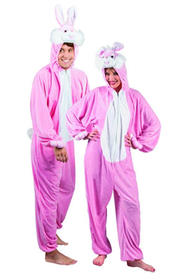 Combinaison de Lapin rose taille L/XL