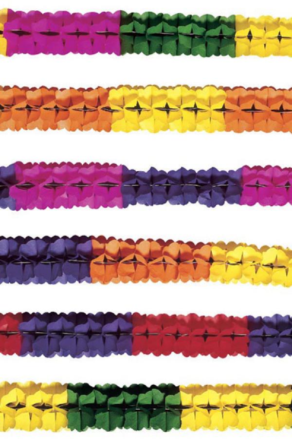Guirlande boa multicolore