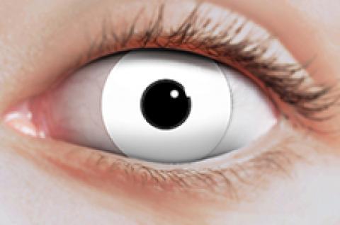 Paire de lentilles cosmétiques Blanche White 3 mois