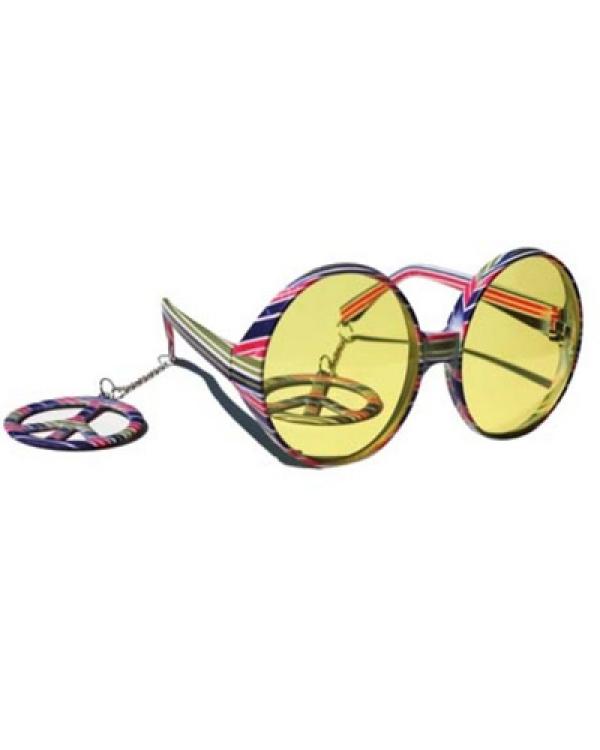 Lunettes hippie peace and love