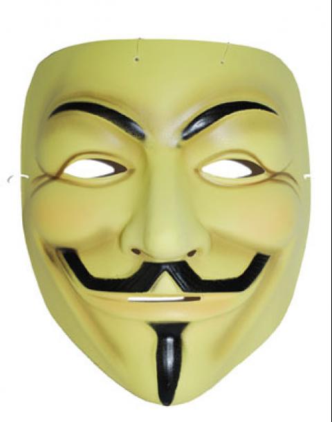 Masque Anonymous vert