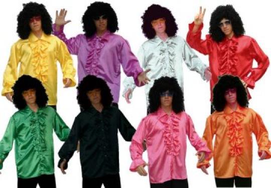 Chemise disco rouge taille M
