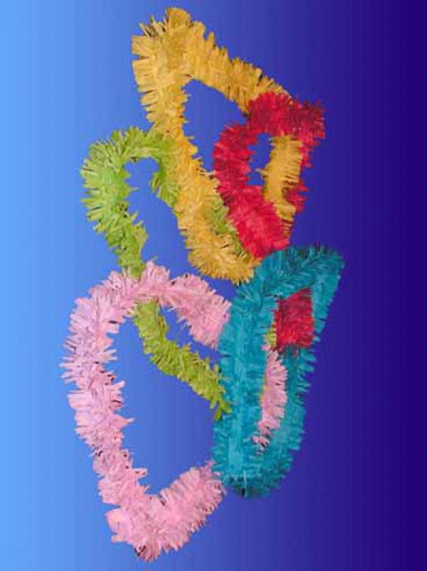 5 Colliers hawai papier
