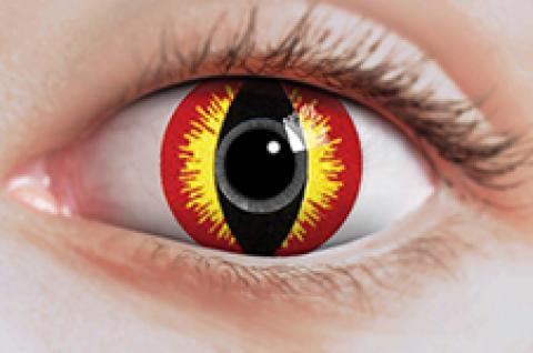 Paire de lentilles cosmétiques DRAGON
