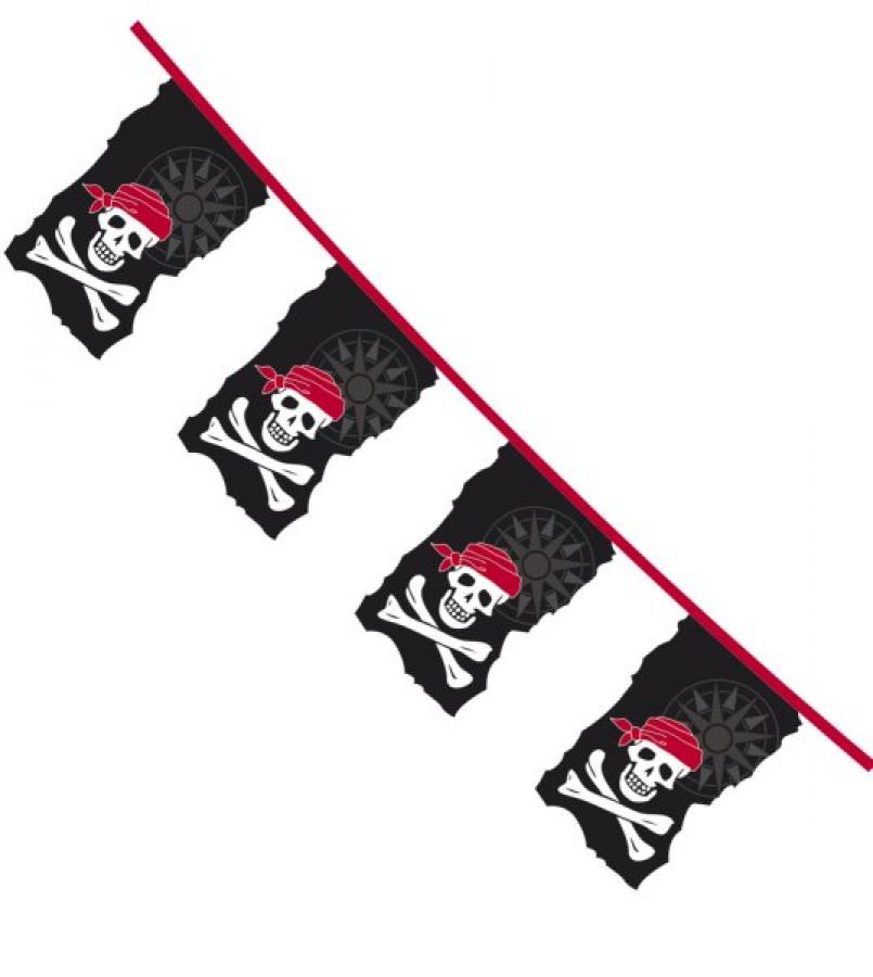 Guirlande pirate en PVC 10 mètres