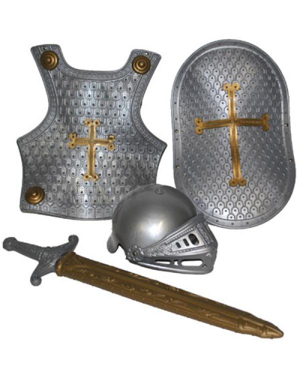 Set chevalier enfant argent