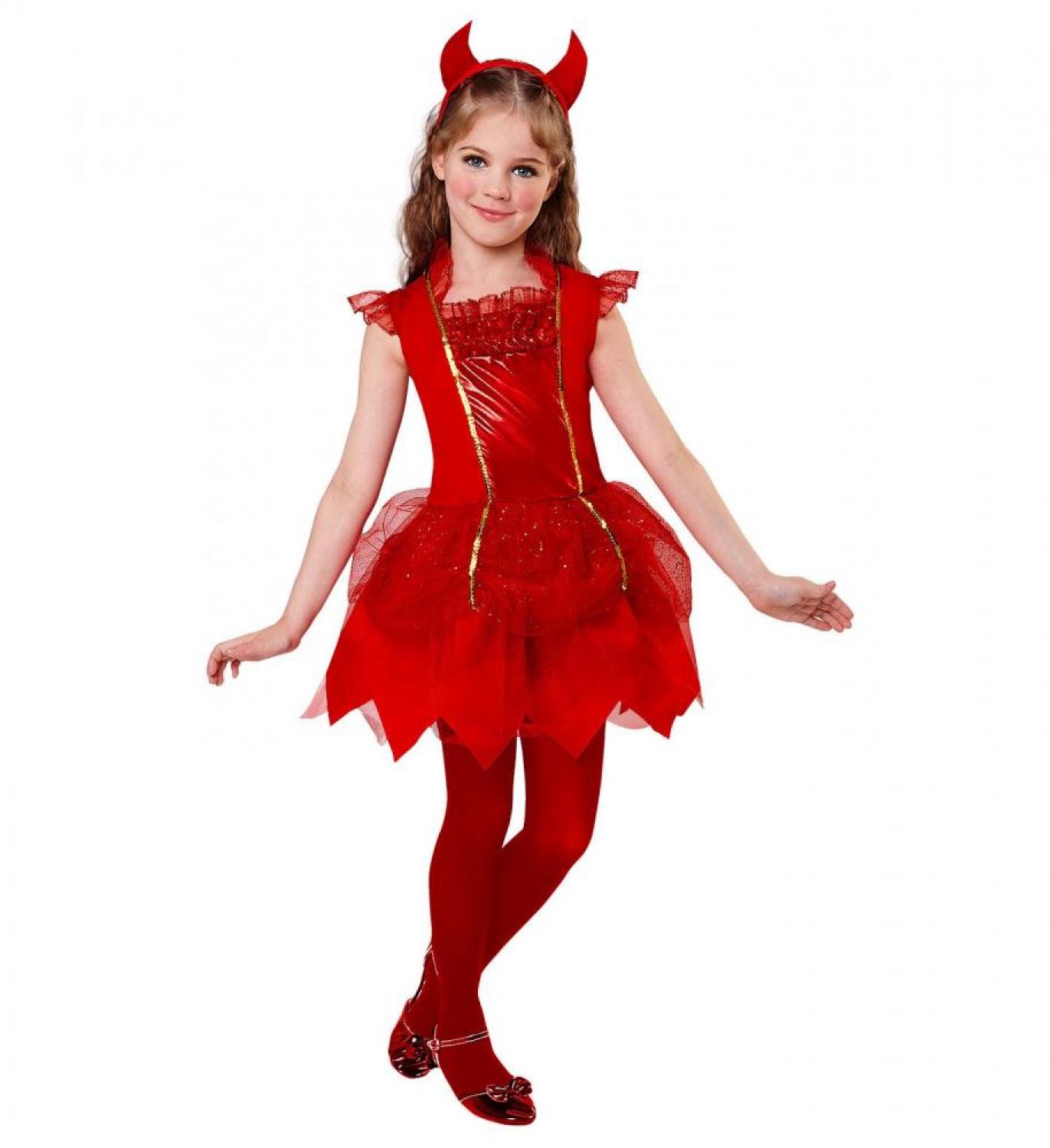 Robe diablesse fille 2/3 ans