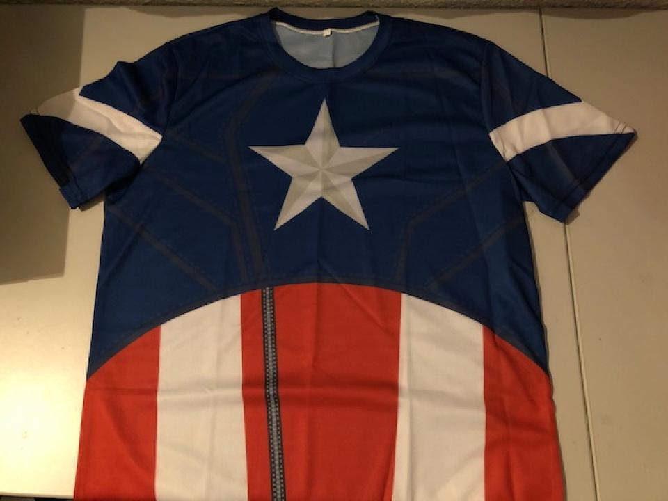 T-shirt captain Amerique taille L