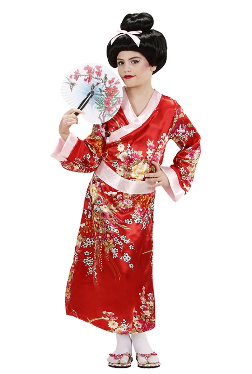 Japonaise rouge 5/7 ans