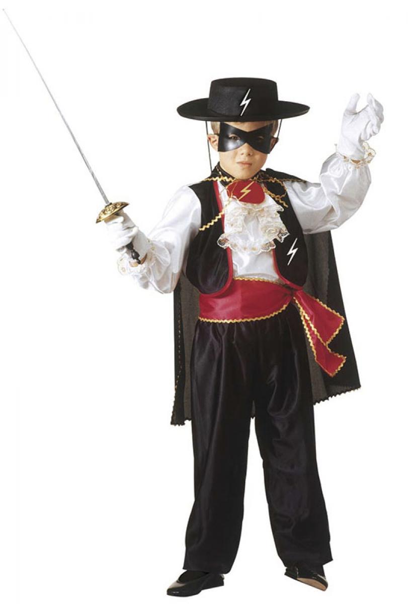 Costume zorro bandit masqué 3/4 ans