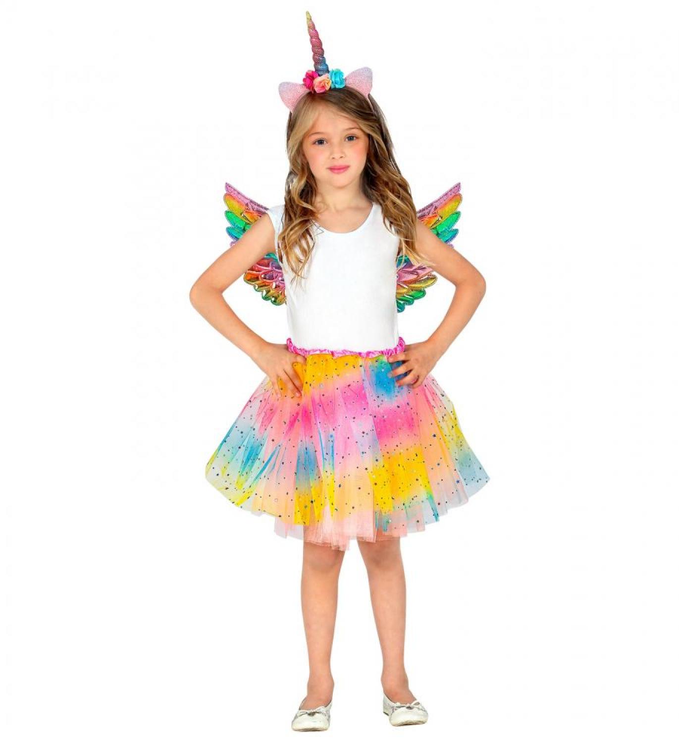 Set licorne multicolore fille