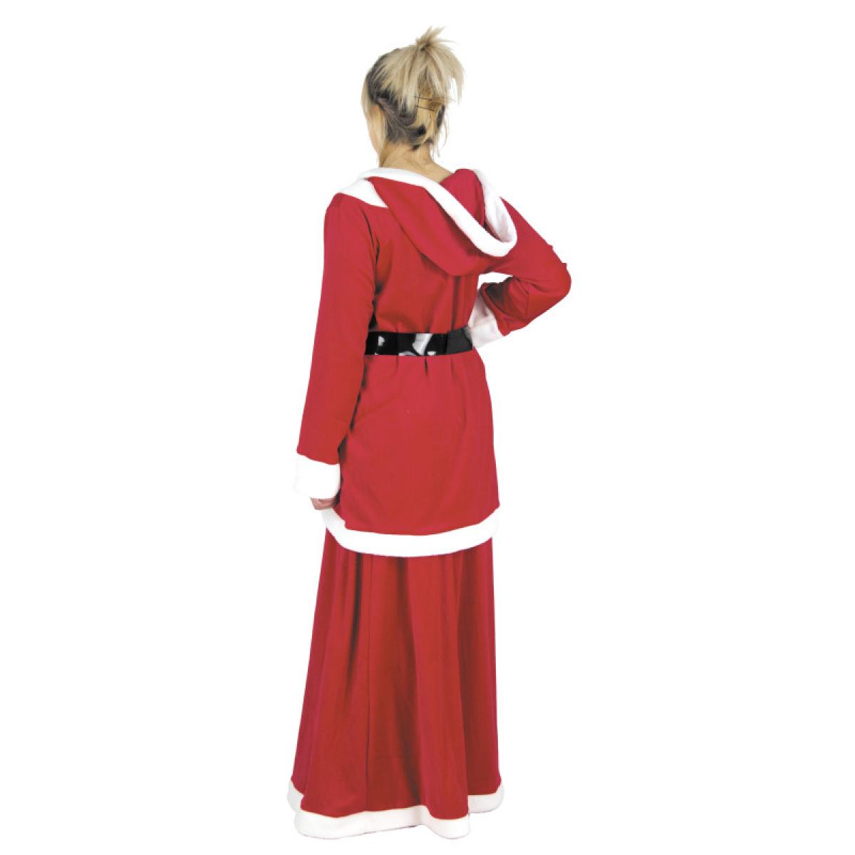 Mère Noël longue velours taille M/L