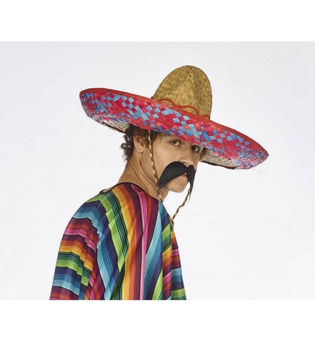 Sombrero mexicain naturel 50/55 cm