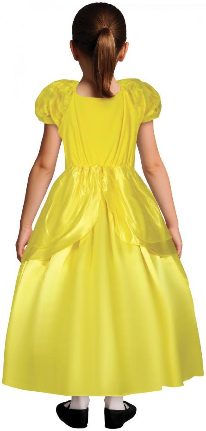 Robe jaune la Belle taille 5/6 ans