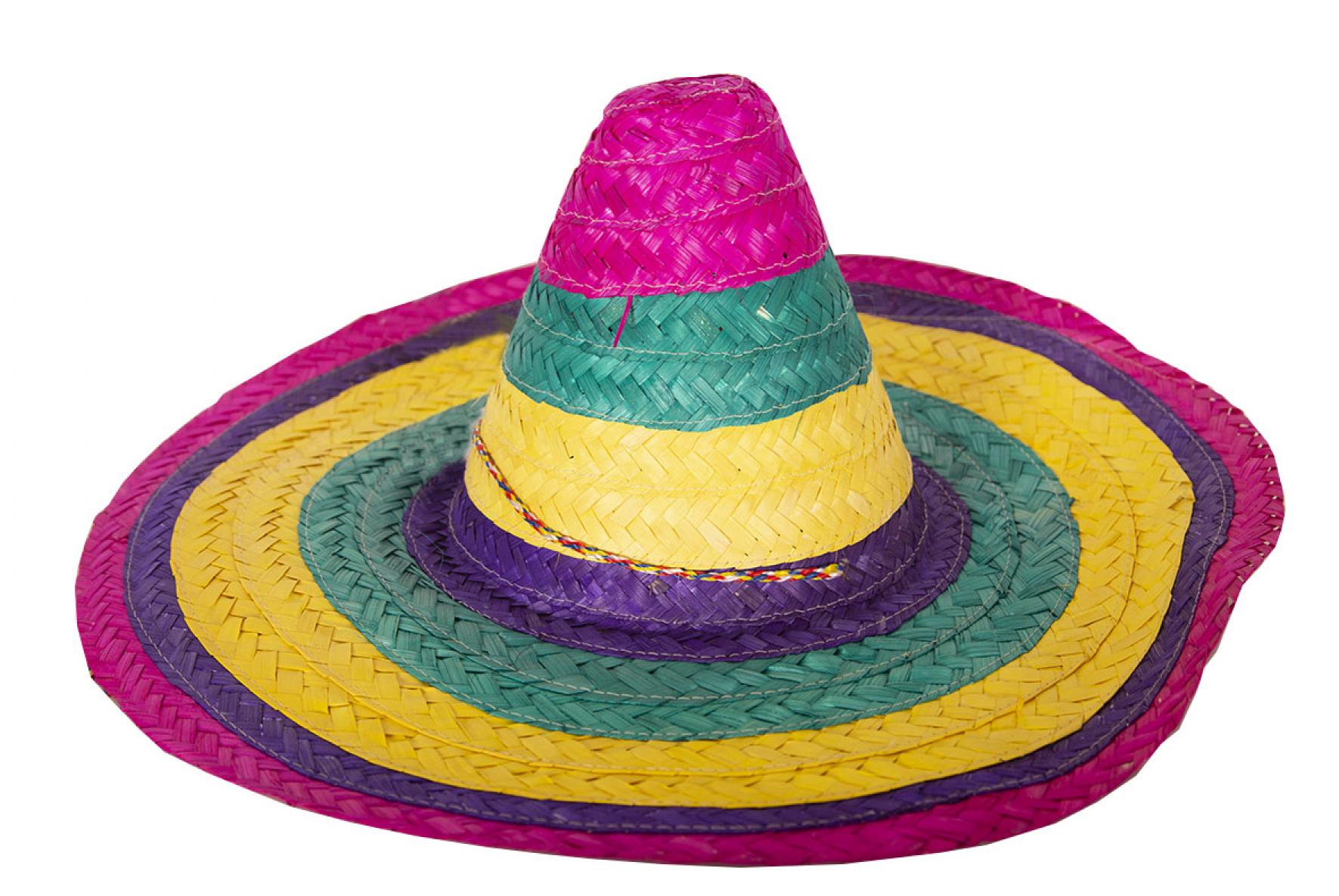 Sombrero mexicain multicolore