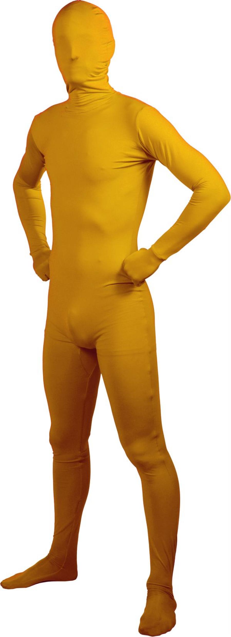 Seconde peau morphsuit jaune taille XL