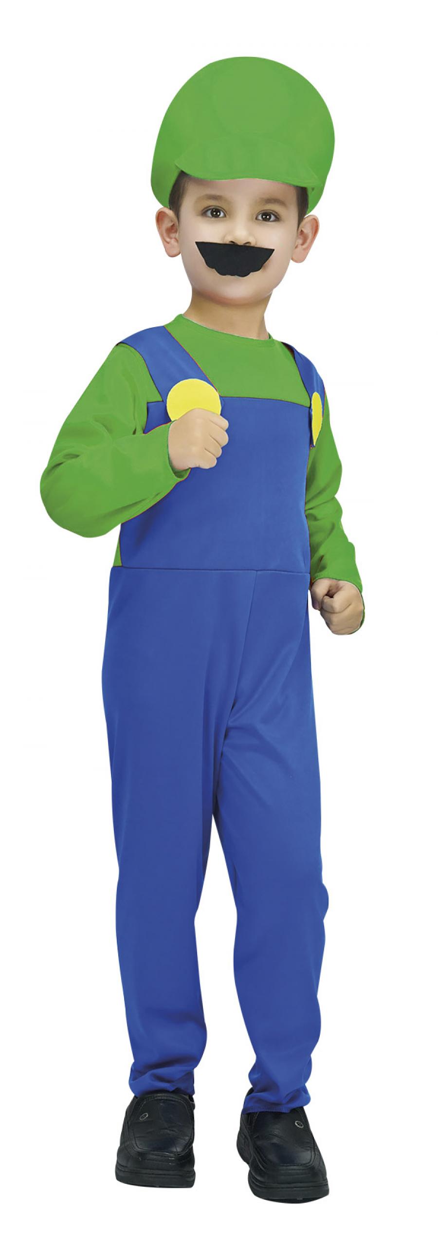 Plombier vert Luigi 10/12 ans