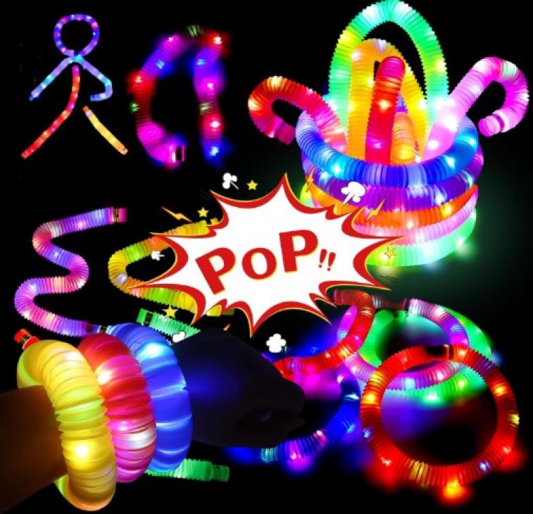 Bâton Pop Fidget Led lumineux 64cm 
