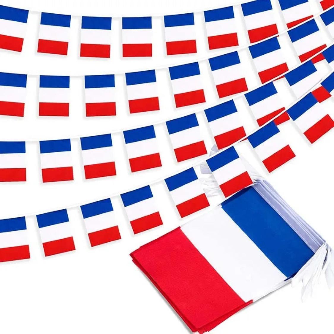 Guirlande France en tissu 6 mètres