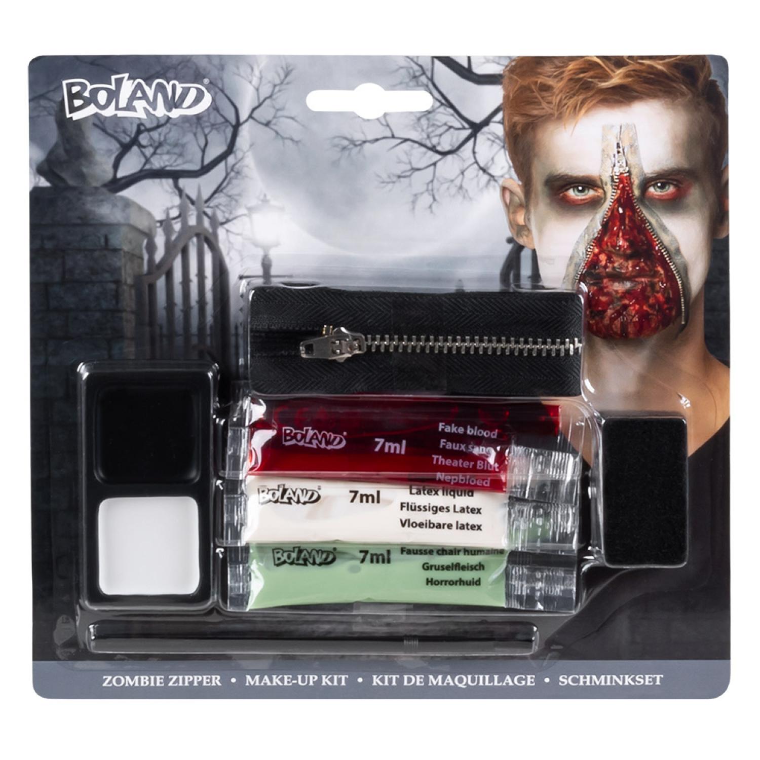 Kit de maquillage Fermeture éclair Halloween
