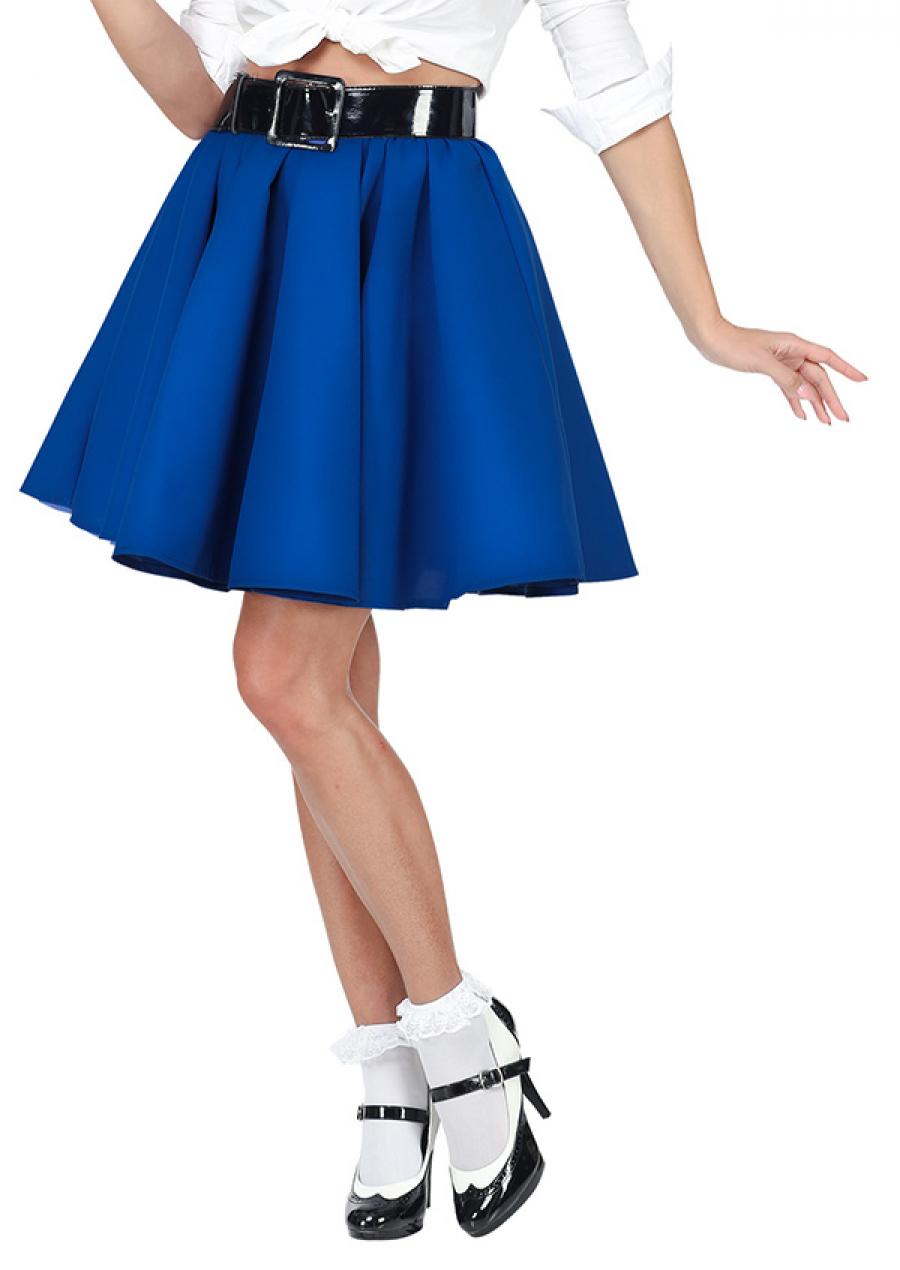 Jupe rock années 50 bleue taille M/L