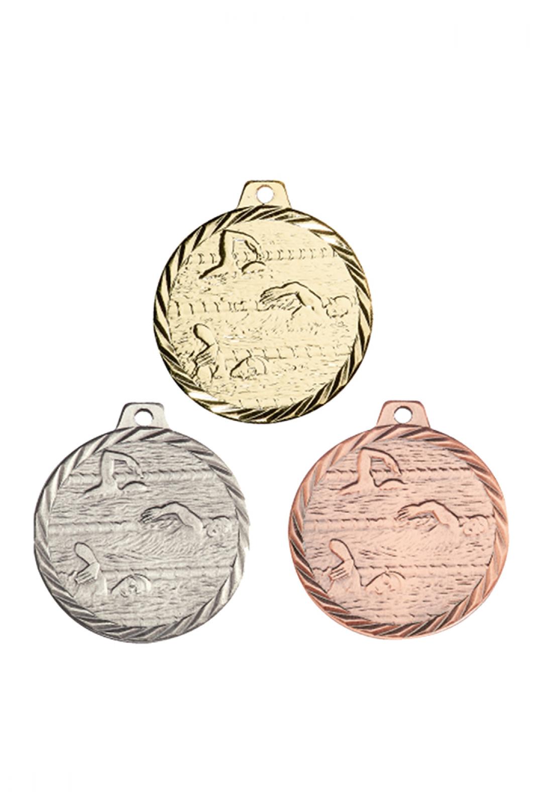 Lot 100 médailles frappées récompense sportive 50mm livrées