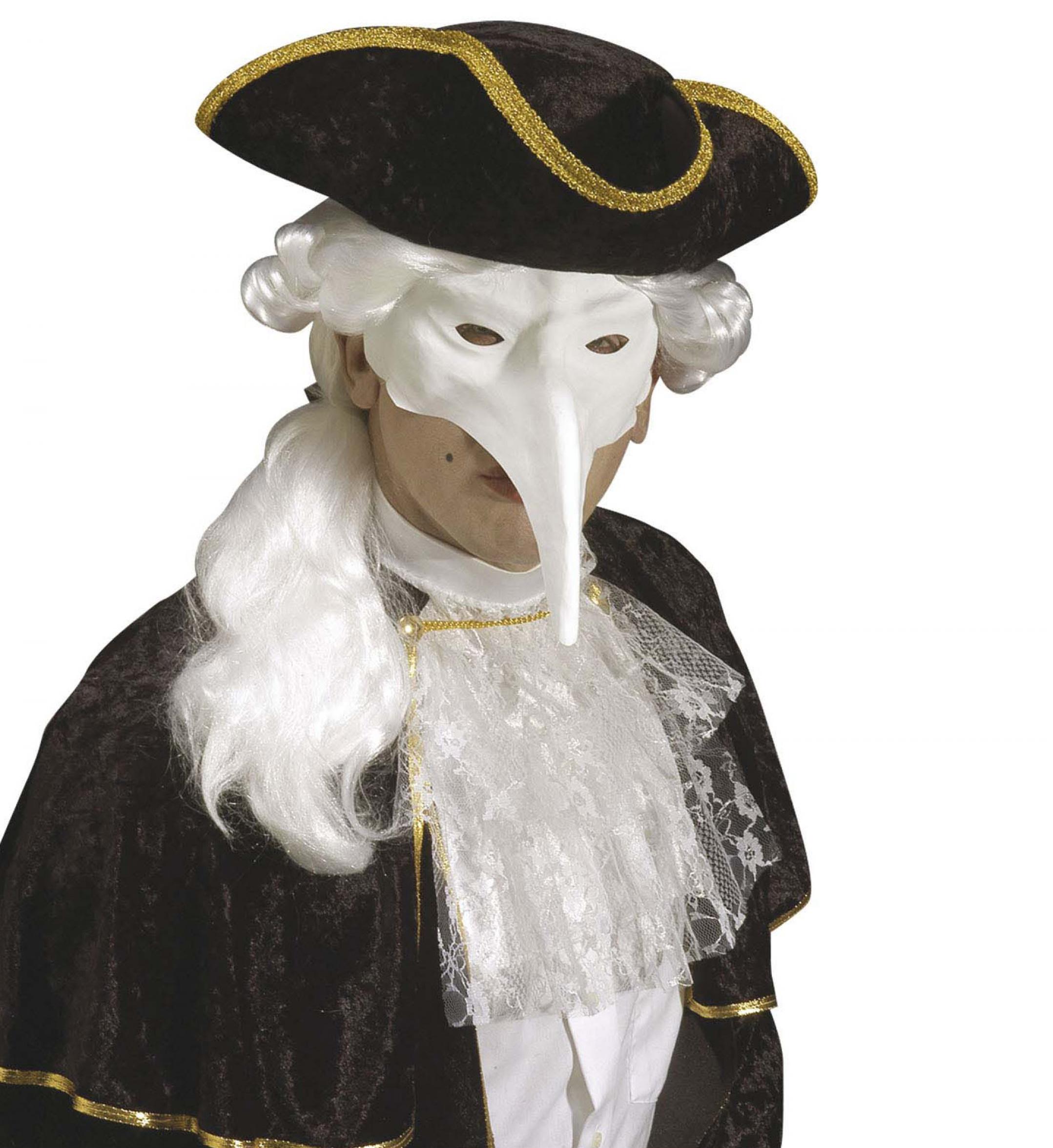 Loup docteur de la peste blanc