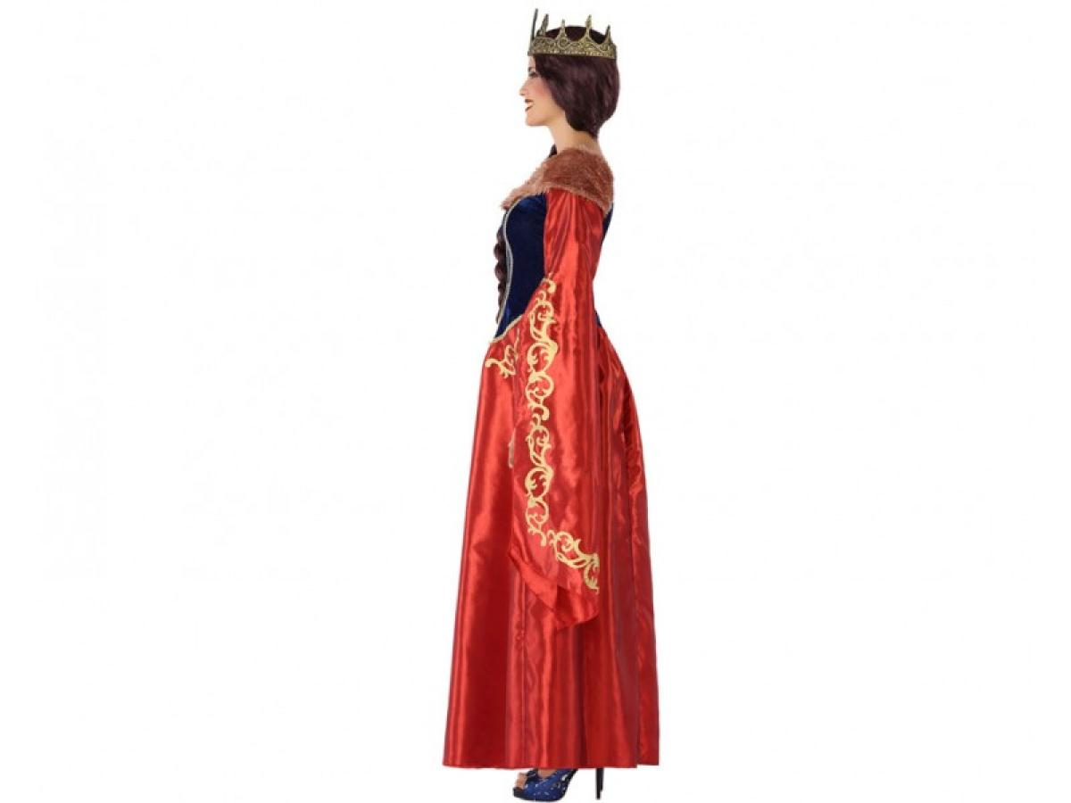 Robe reine médiévale rouge taille M/L