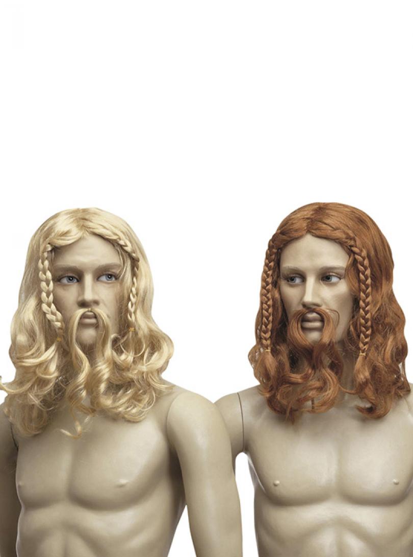 Perruque + Moustaches viking