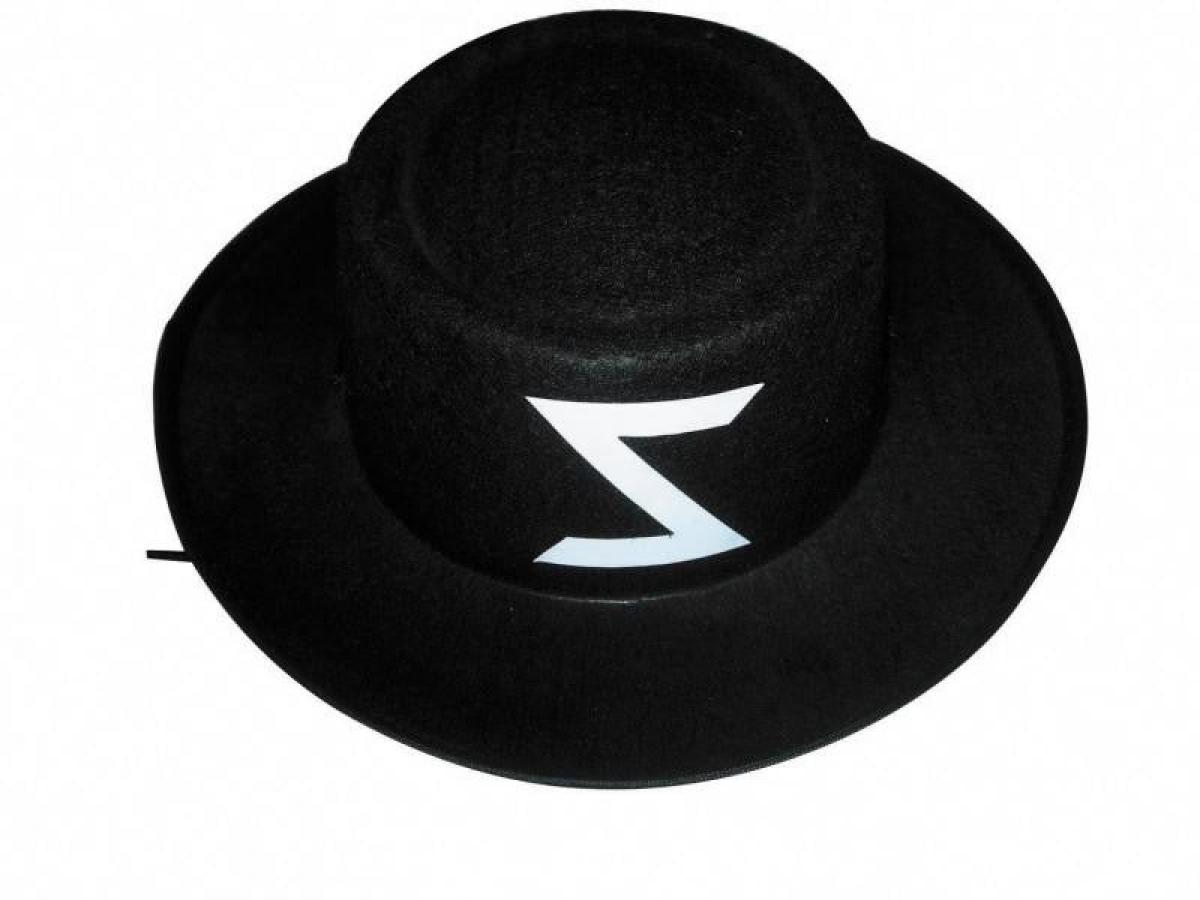 Chapeau zorro adulte