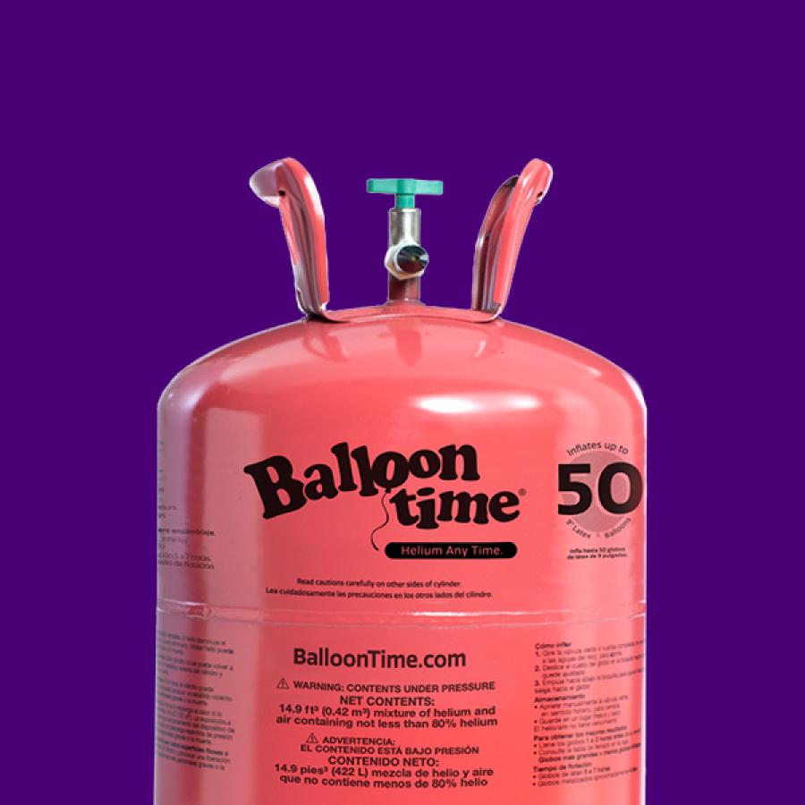Bouteille hélium pour 50 ballons de 23 cm