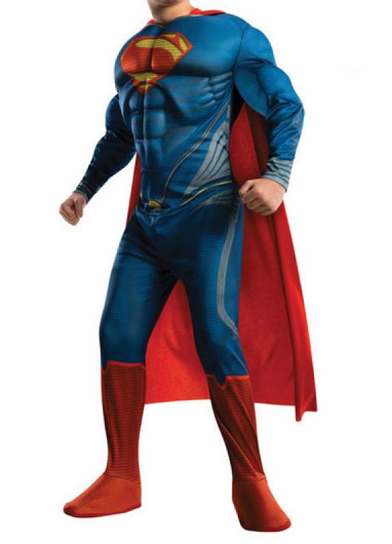 Combinaison Super man musclé taille 116cm