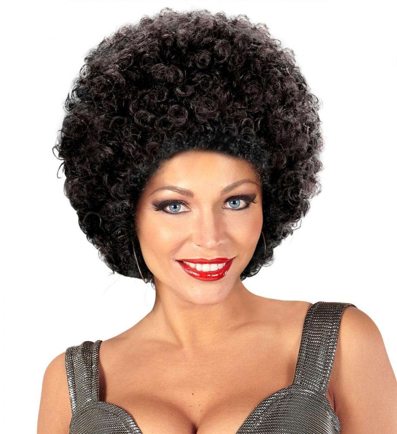 Perruque afro noire