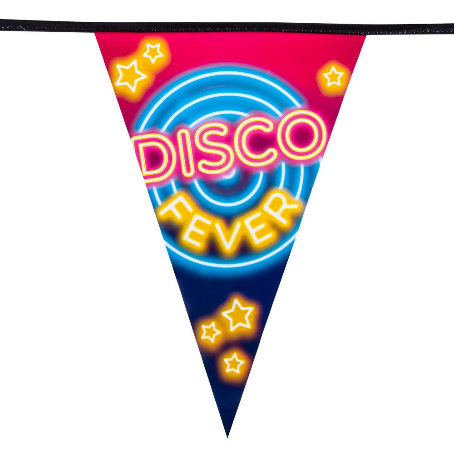 Guirlande fanions 6 mètres Disco Fever