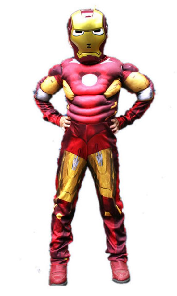 Déguisement Iron Man musclé taille 140cm